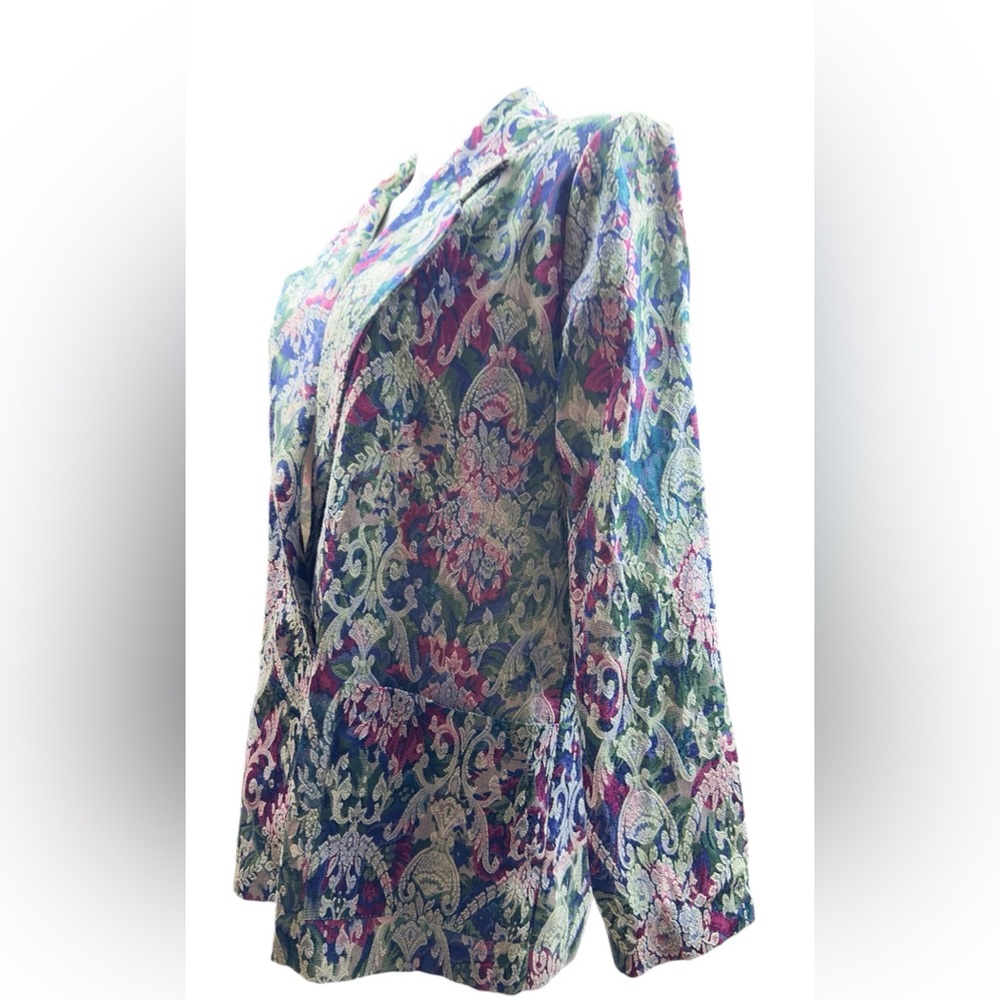 Multicolor Patterned Blazer - Picture 3 of 16